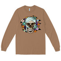 Toasted Coconut Halloween Skeleton Long Sleeve Tee - CowhideDigitalArt