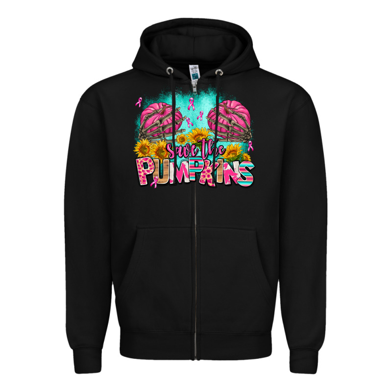 Save The Pumpkins Zipper Hoodie by AdoDesignShop | Teevron