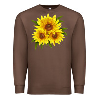 Chestnut maximillian perennial sunflower Premium Sweatshirt - LillyAllenDesigns