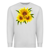 Dove Grey maximillian perennial sunflower Premium Sweatshirt - LillyAllenDesigns