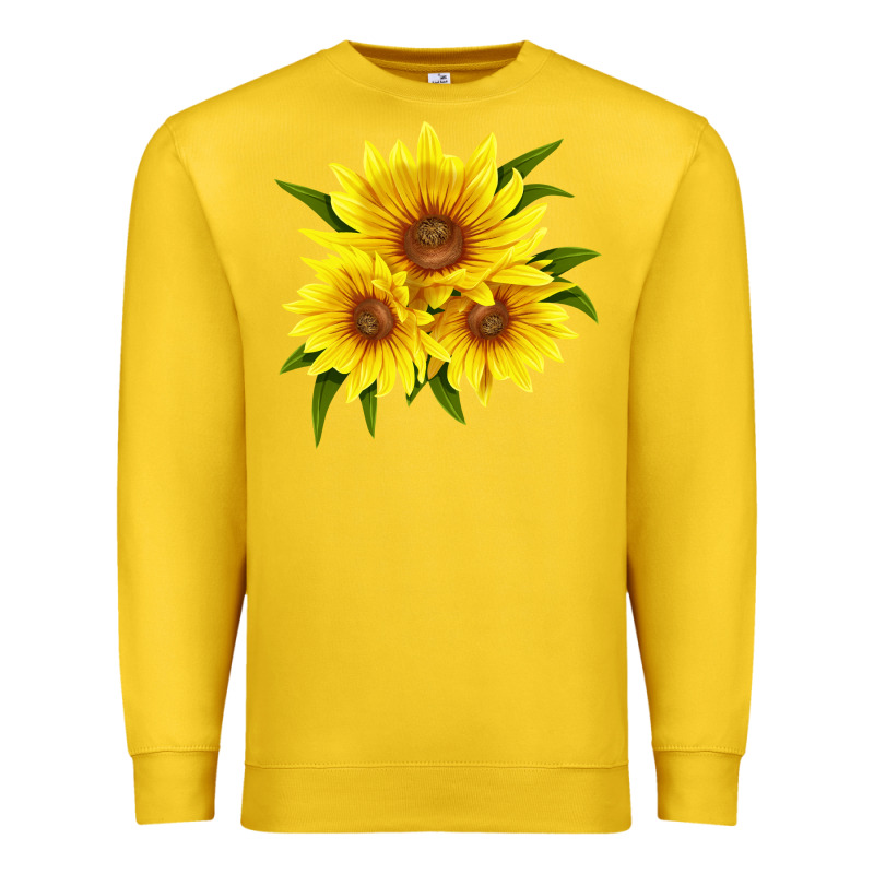 Maximillian Perennial Sunflower Premium Sweatshirt by LillyAllenDesigns | Teevron