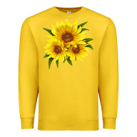 Lemon maximillian perennial sunflower Premium Sweatshirt - LillyAllenDesigns