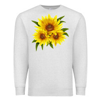 Oatmeal Heather maximillian perennial sunflower Premium Sweatshirt - LillyAllenDesigns