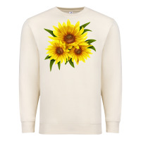 Sandshell maximillian perennial sunflower Premium Sweatshirt - LillyAllenDesigns