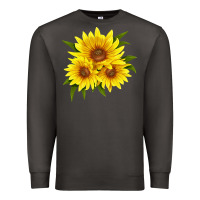 Smoke maximillian perennial sunflower Premium Sweatshirt - LillyAllenDesigns