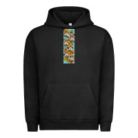 Pigment Black fall gnomes pen wrap 1 Urban Hoodie - Artiststas