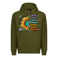 Army Green you are inspiration Premium Hoodie - MaliasSmallBusiness