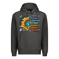 Charcoal Heather you are inspiration Premium Hoodie - MaliasSmallBusiness