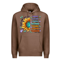 Chestnut you are inspiration Premium Hoodie - MaliasSmallBusiness