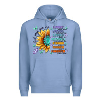 Colony Blue you are inspiration Premium Hoodie - MaliasSmallBusiness