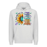 Dove Grey you are inspiration Premium Hoodie - MaliasSmallBusiness