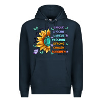 Navy you are inspiration Premium Hoodie - MaliasSmallBusiness