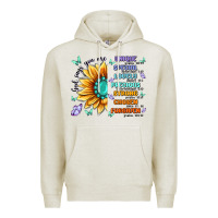 Oatmeal Heather you are inspiration Premium Hoodie - MaliasSmallBusiness