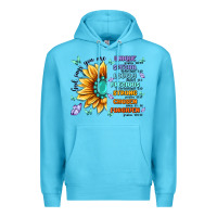 Ocean Blue you are inspiration Premium Hoodie - MaliasSmallBusiness