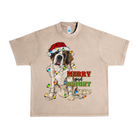 French Oak merry and bright saint bernard Urban Heavy Tee - RanaPortraitStore