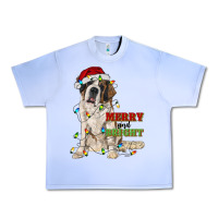 Grape Ice merry and bright saint bernard Urban Heavy Tee - RanaPortraitStore