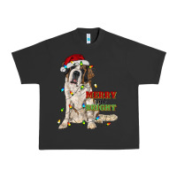 Pigment Black merry and bright saint bernard Urban Heavy Tee - RanaPortraitStore