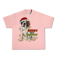 Salmon merry and bright saint bernard Urban Heavy Tee - RanaPortraitStore