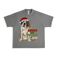 Tornado merry and bright saint bernard Urban Heavy Tee - RanaPortraitStore