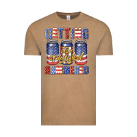 Vintage Coffee getting star spangled hammared Vintage Tee - texasbilliewilder