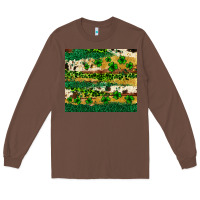Chestnut St. Patrick's Day leopard cowhide shamrock tumbler Long Sleeve Tee - Neo Western