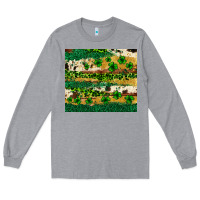 Heather Grey St. Patrick's Day leopard cowhide shamrock tumbler Long Sleeve Tee - Neo Western