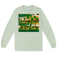 Matcha St. Patrick's Day leopard cowhide shamrock tumbler Long Sleeve Tee - Neo Western