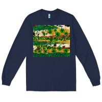 Navy St. Patrick's Day leopard cowhide shamrock tumbler Long Sleeve Tee - Neo Western
