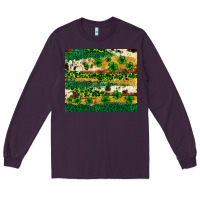 Plum St. Patrick's Day leopard cowhide shamrock tumbler Long Sleeve Tee - Neo Western