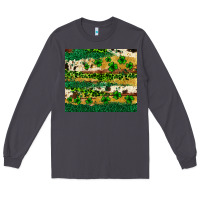Smoke St. Patrick's Day leopard cowhide shamrock tumbler Long Sleeve Tee - Neo Western
