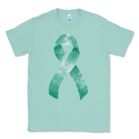 Seafoam liver cancer ribbon fa element Classic Tee - FaDigitalArtStudio