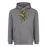 Storm indian leopard headdress blue Heavyweight Hoodie - BarkalooDesign