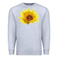 Heather Grey Maximillian Perennial Sunflower Premium Sweatshirt - LillyAllenDesigns