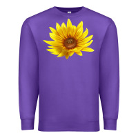 Purple Maximillian Perennial Sunflower Premium Sweatshirt - LillyAllenDesigns