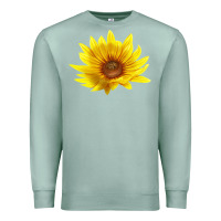 Seafoam Maximillian Perennial Sunflower Premium Sweatshirt - LillyAllenDesigns