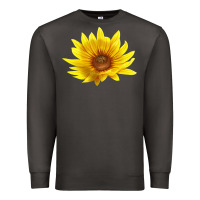 Smoke Maximillian Perennial Sunflower Premium Sweatshirt - LillyAllenDesigns