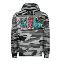 Slate Camo stronger than cancer with cancer ribbon Premium Hoodie - AdoDesignShop