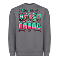 Storm battery life of a nurse Heavyweight Sweatshirt - RanaPortraitStore
