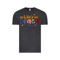Vintage Black god shed his grace on thee Vintage Tee - texasbilliewilder