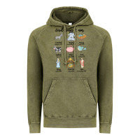 Vintage Olive god says i am Vintage Hoodie - MaliasSmallBusiness