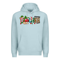 Blue Mist christmas teacher Premium Hoodie - NancyCooperArtShop