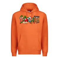 Carrot christmas teacher Premium Hoodie - NancyCooperArtShop