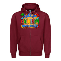 Fight For Autism Awareness Zipper Hoodie | Teevron