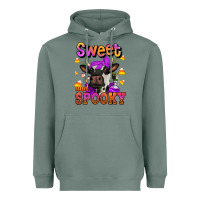 Sage sweet and spooky halloween cow Heavyweight Hoodie - Jasminsmagicworld