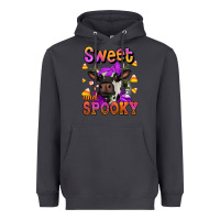Smoke sweet and spooky halloween cow Heavyweight Hoodie - Jasminsmagicworld