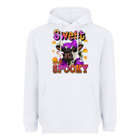 White sweet and spooky halloween cow Heavyweight Hoodie - Jasminsmagicworld