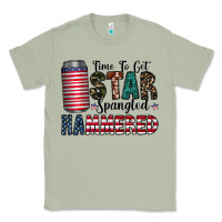 Matcha Star Spangled Hammered Classic Tee - CowhideDigitalArt
