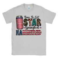 Moon Dust Star Spangled Hammered Classic Tee - CowhideDigitalArt