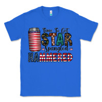 True Royal Star Spangled Hammered Classic Tee - CowhideDigitalArt