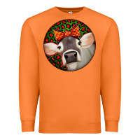 Carrot Christmas Cow, Premium Sweatshirt - Jasminsmagicworld
